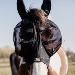Kentucky horsewear  slim fit fly mask - Black