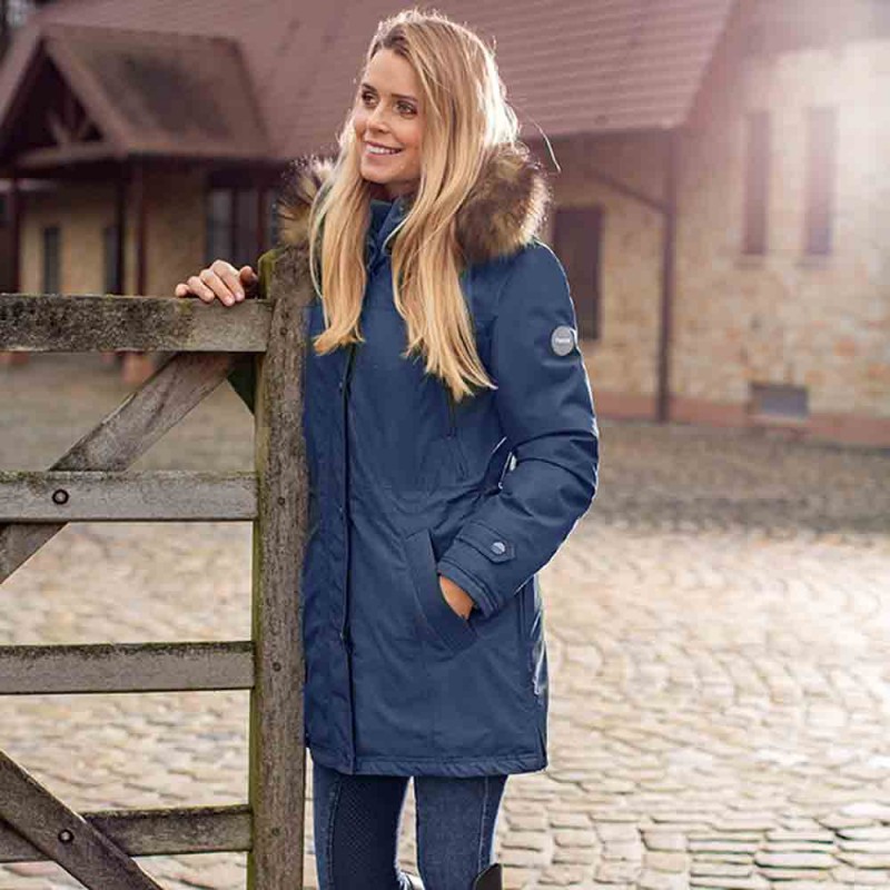 navy waterproof parka