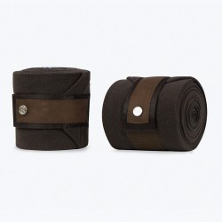 PS of Sweden polo bandages - Coffee Brown Suede