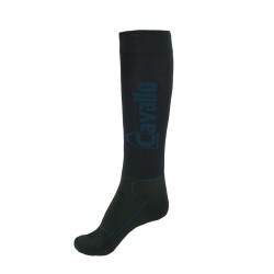 Cavallo Simo Knee high Riding socks - dark blue/Ocean